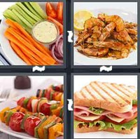 4 Pics 1 Word Levels Food