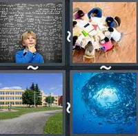 4 Pics 1 Word School