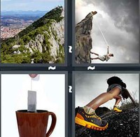 4 Pics 1 Word Steep
