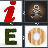 4 Pics 1 Word Vowels