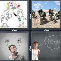 4 Pics 1 Word Levels Conflict