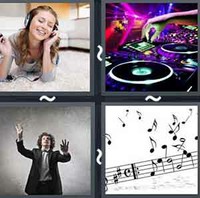 4 Pics 1 Word Levels Music