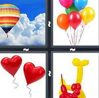 4 Pics 1 Word Levels Balloon