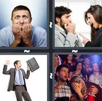 4 Pics 1 Word Fear