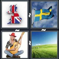 4 Pics 1 Word Country