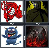 4 Pics 1 Word Levels Demon