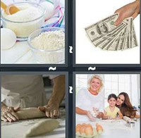 4 Pics 1 Word Levels Dough