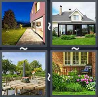 4 Pics 1 Word Levels Patio