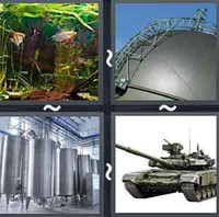 4 Pics 1 Word Tank