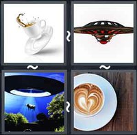 4 Pics 1 Word Saucer
