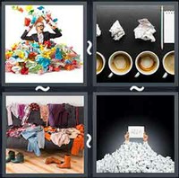 4 Pics 1 Word Crumpled
