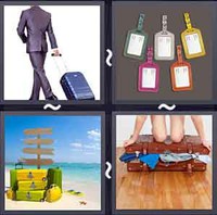4 Pics 1 Word Levels Luggage