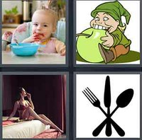 4 Pics 1 Word Eat