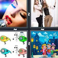 4 Pics 1 Word Levels Singing