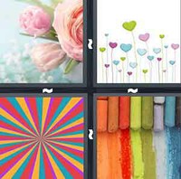 4 Pics 1 Word Levels Pastel