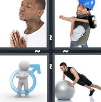 4 Pics 1 Word Male