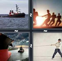 4 Pics 1 Word Tug