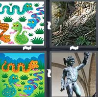 4 Pics 1 Word Levels Snakes