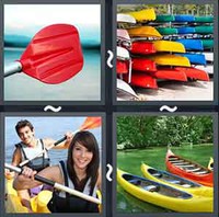 4 Pics 1 Word Canoe
