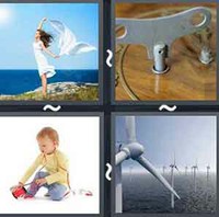 4 Pics 1 Word Wind