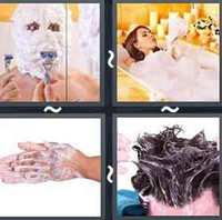 4 Pics 1 Word Foam