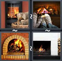 4 Pics 1 Word Hearth