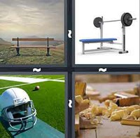 4 Pics 1 Word Levels Bench