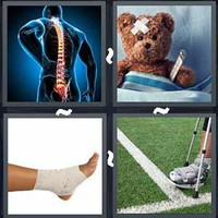4 Pics 1 Word Injury