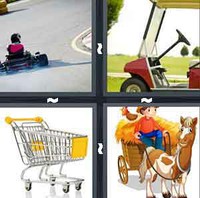 4 Pics 1 Word Cart