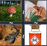 4 Pics 1 Word Levels Poison