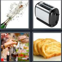 4 Pics 1 Word Toast