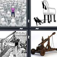 4 Pics 1 Word Siege