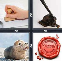 4 Pics 1 Word Levels Seal