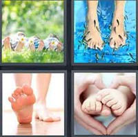 4 Pics 1 Word Levels Feet