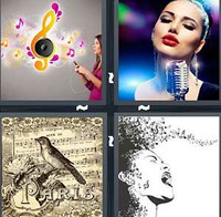 4 Pics 1 Word Levels Song
