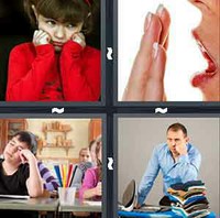 4 Pics 1 Word Levels Bored