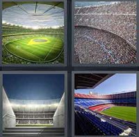 4 Pics 1 Word Stadium
