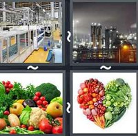4 Pics 1 Word Produce