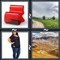 4 Pics 1 Word Curvy