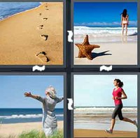 4 Pics 1 Word Levels Seashore