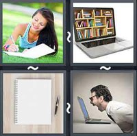 4 Pics 1 Word Levels Notebook