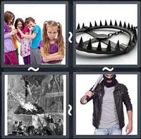 4 Pics 1 Word Cruel