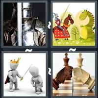 4 Pics 1 Word Levels Knight