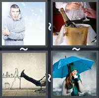 4 Pics 1 Word Chill