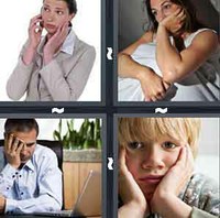 4 Pics 1 Word Levels Worried