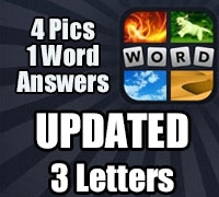 whats the word answers 4 pics 1 word 3 letters