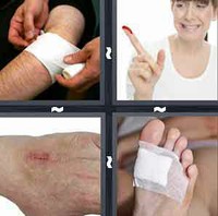 4 Pics 1 Word Wound
