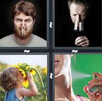 4 Pics 1 Word Smell