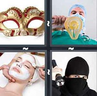 4 Pics 1 Word Mask