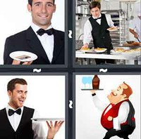 4 Pics 1 Word Waiter
